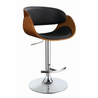 Coaster Furniture 104965 Adjustable Bar Stool Black and Chrome